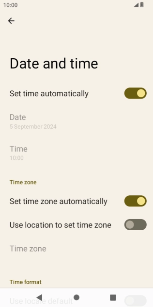 Press the Home key to return to the home screen.
