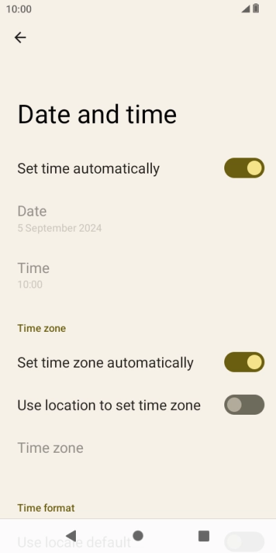 Press the Home key to return to the home screen.