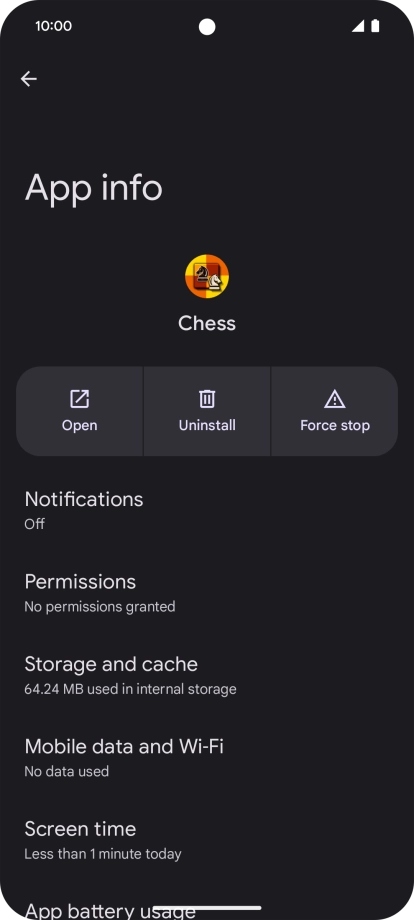 Press Storage and cache.