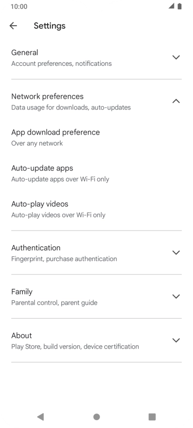 Press Auto-update apps.