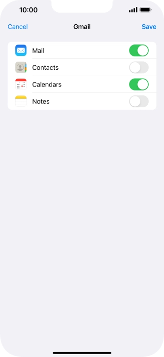 If this screen is displayed, you email account has been recognised and set up automatically. Follow the instructions on the screen to key in more information and finish setting up your email account.