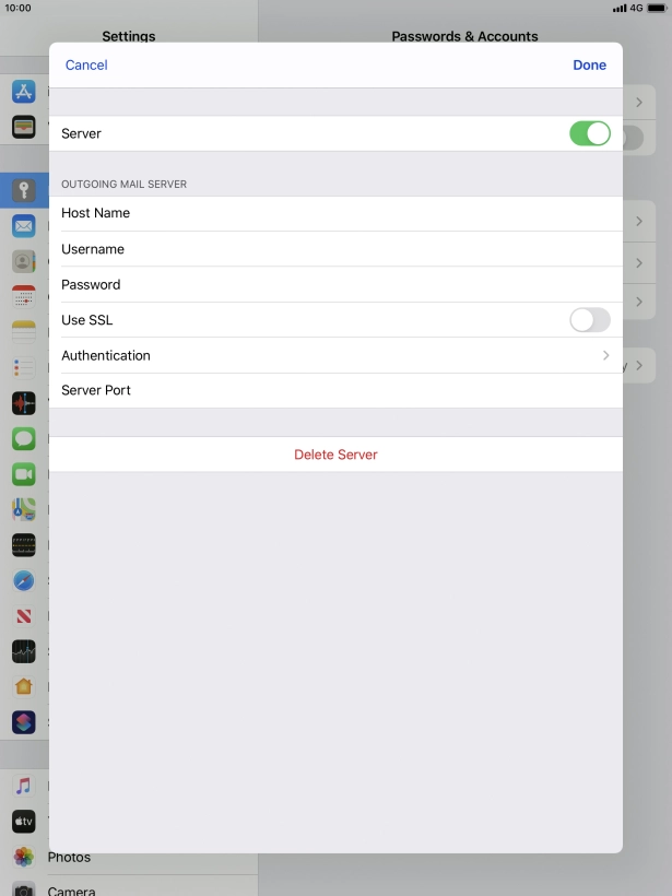 Press Authentication.