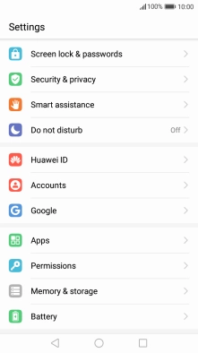 Press Screen lock & passwords.