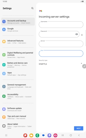 Press the drop down list below Press the drop down list below