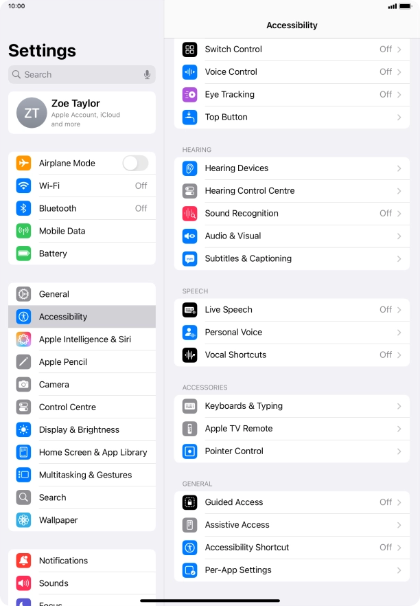 Press the required category below 