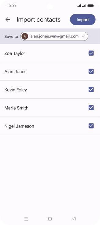 Press the drop down list next to 