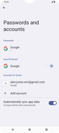 Press the Home key to return to the home screen.