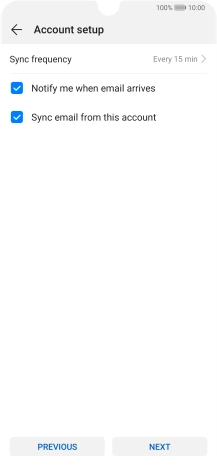 Press Sync frequency.