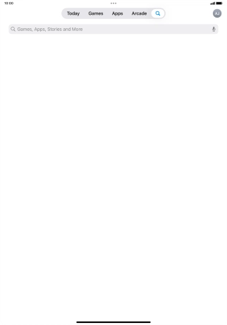 Press the search field.