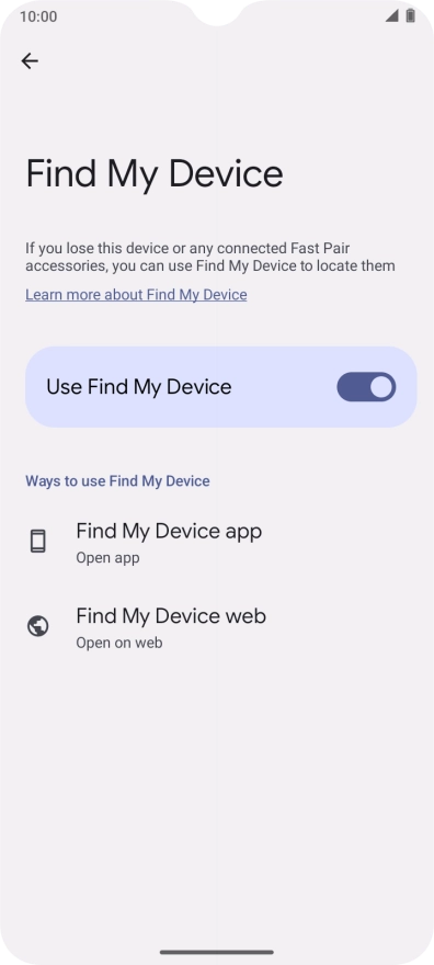 Slide your finger upwards starting from the bottom of the screen to return to the home screen.