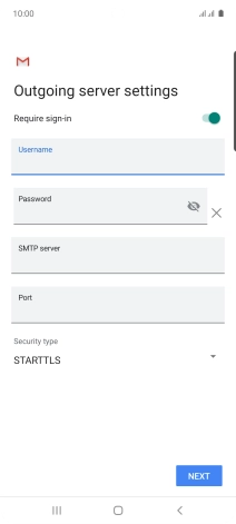 Press the field below 