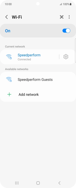 Press the Home key to return to the home screen.