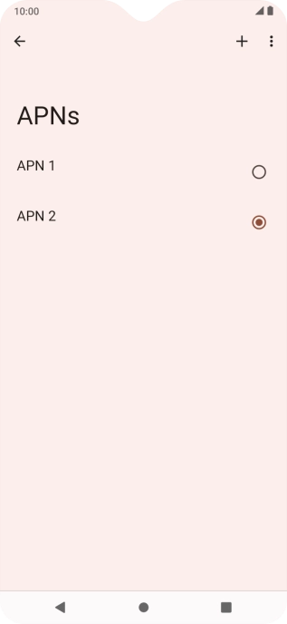 Press the Home key to return to the home screen.