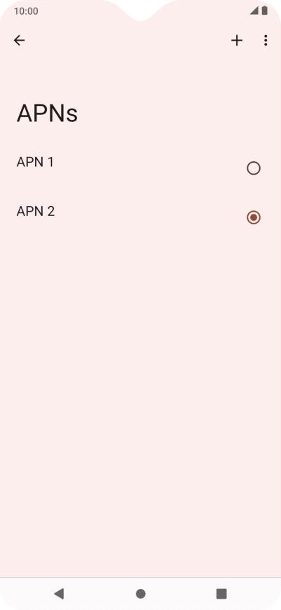 Press the Home key to return to the home screen.