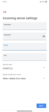 Press the field below 
