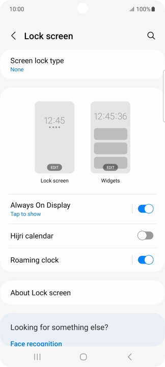 Press the Home key to return to the home screen.