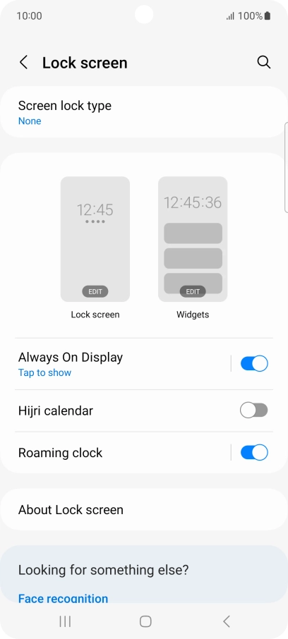Press the Home key to return to the home screen.