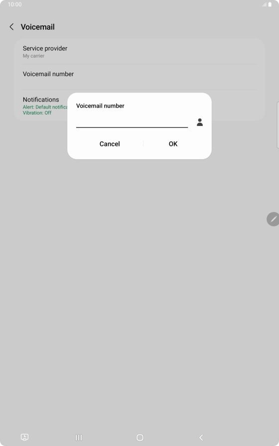 Key in +61414121121 and press OK. Key in +61414121121 and press OK.