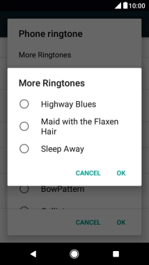 Press the required ring tones to hear them.