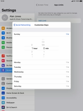 Select the required period. Select the required period.