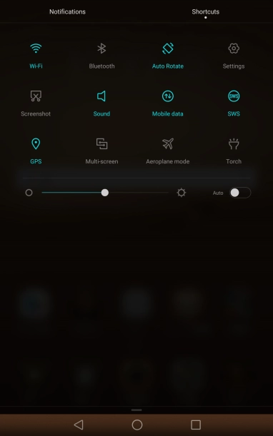 Press the sound mode icon repeatedly to turn silent mode on or off.