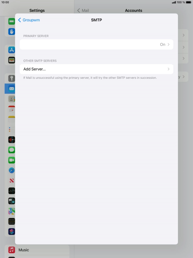 Press the field below 