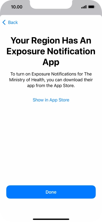 Press Show in App Store and follow the instructions on the screen to download and install the app.