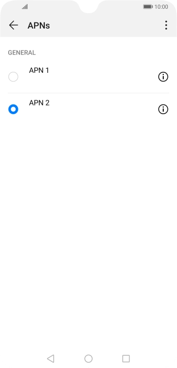 Press the Home key to return to the home screen.
