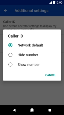Press Show number to turn on caller identification. Press Show number to turn on caller identification.