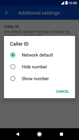 Press Show number to turn on caller identification. Press Show number to turn on caller identification.