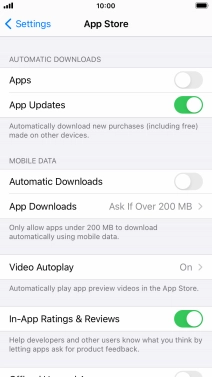 Press the indicators next to the required content types to turn the function on or off. Press the indicators next to the required content types to turn the function on or off.