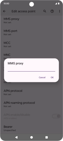 Key in 10.202.002.060 and press OK.