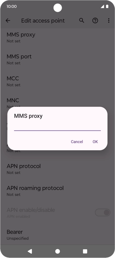 Key in 10.202.002.060 and press OK.
