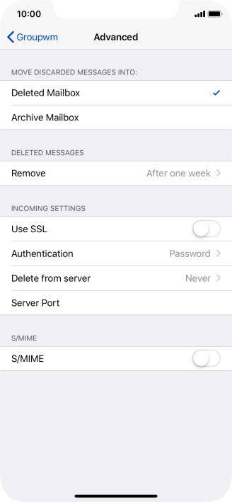 Press Authentication.