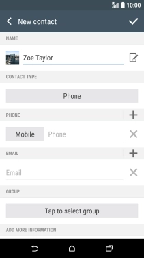 Press the field below 