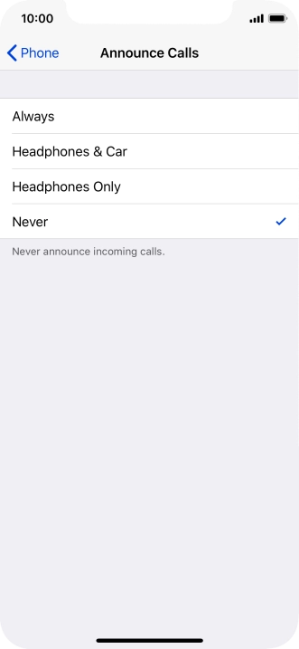 Press Always to turn on the function when silent mode is turned off.