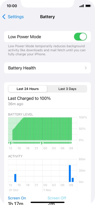 Slide your finger upwards starting from the bottom of the screen to return to the home screen.