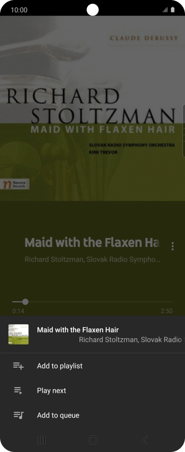 Press Add to playlist. Press Add to playlist.