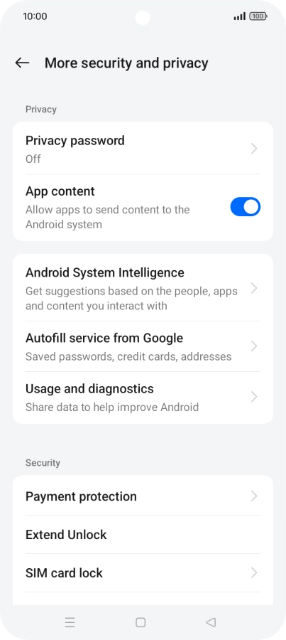 Press SIM card lock.