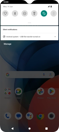 Press Android system.