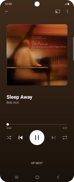 Press arrow right to go to the next audio file. Press arrow right to go to the next audio file.