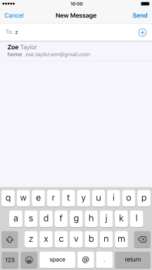 Press the required contact.