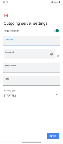 Press the field below 