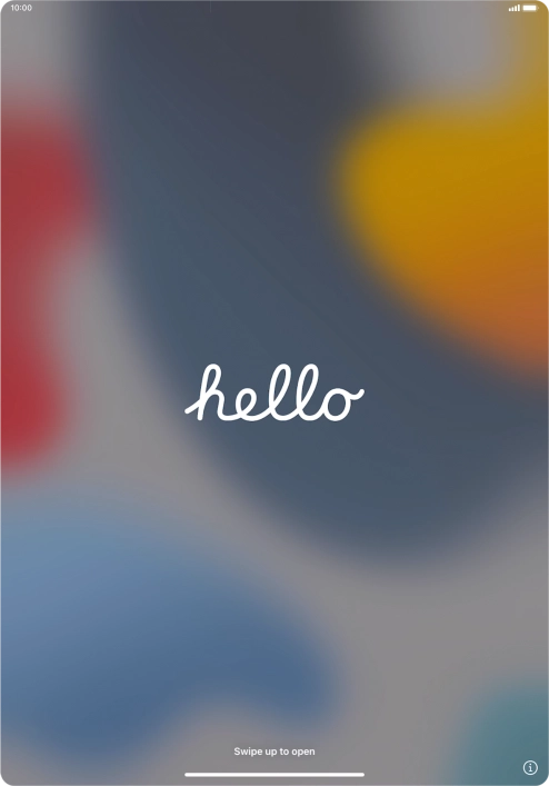 Slide your finger upwards starting from the bottom of the screen. Slide your finger upwards starting from the bottom of the screen.