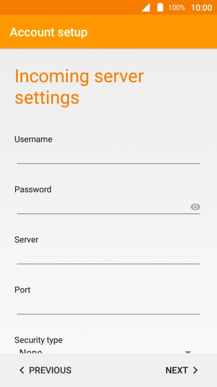 Press the field below 