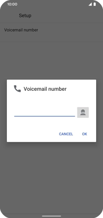 Key in +61414121121 and press OK.