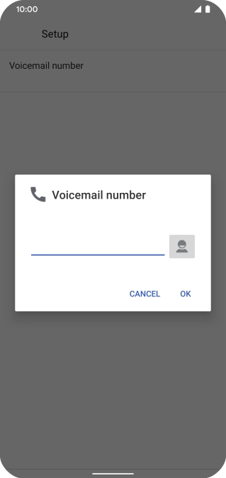 Key in +61414121121 and press OK.