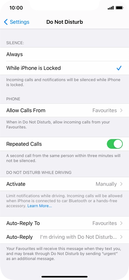 Press Auto-Reply To. Press Auto-Reply To.