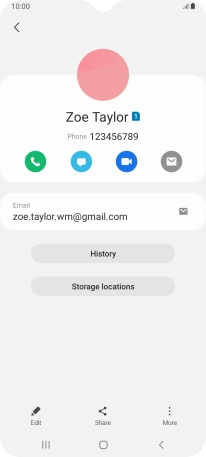 Press the call icon.