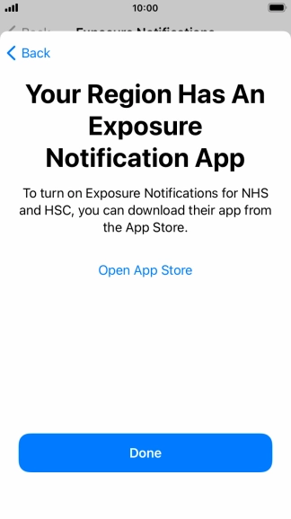 Press Open App Store and follow the instructions on the screen to download and install the app.